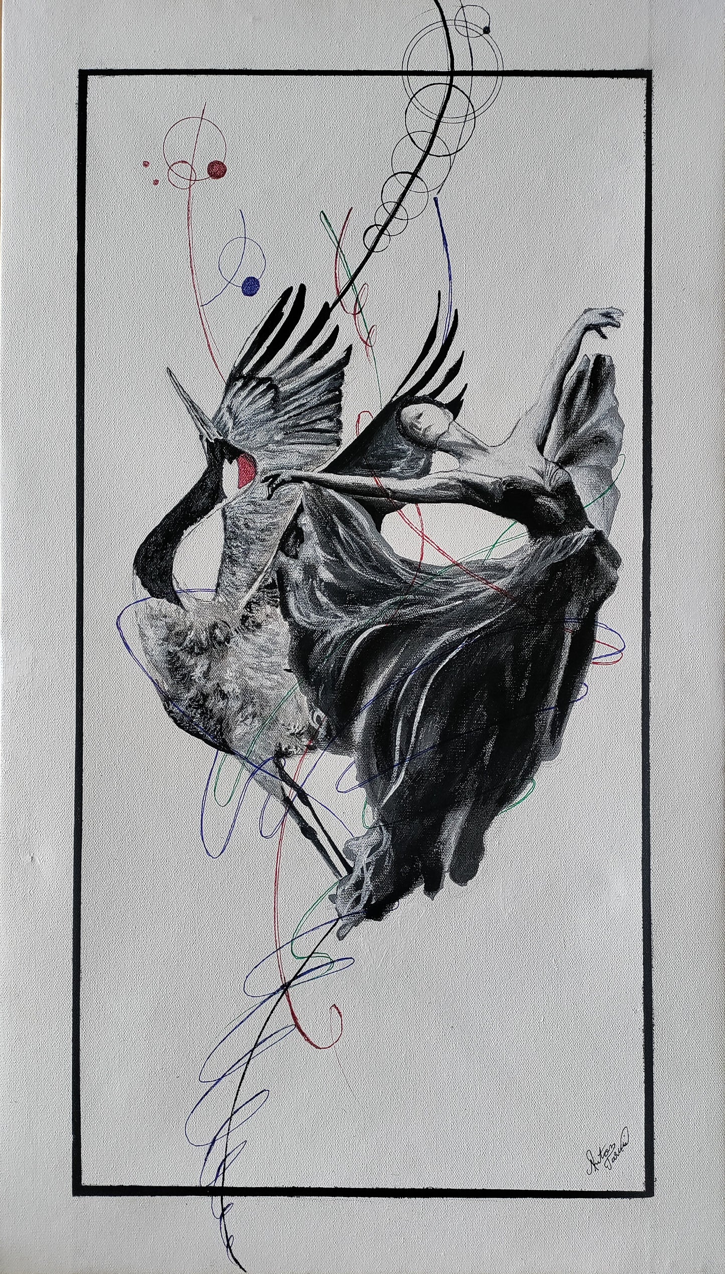 Harmony - mixed media on Canvas